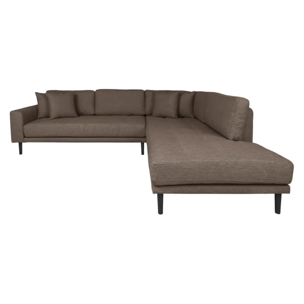 Johann Jakob Ecksofa Lido dunkelbraun Best