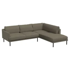 Lomoco Ecksofa Logan Kat. B, Sepia 23 licht taupe Sale