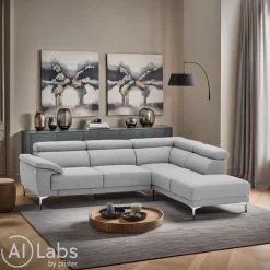 Johann Jakob Ecksofa Lynn 2.0 Kat. 6, Florida Grey