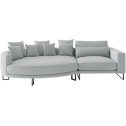 Livetastic Ecksofa Natalia Kat. 0, Alta 16 Basaltgrau Outlet