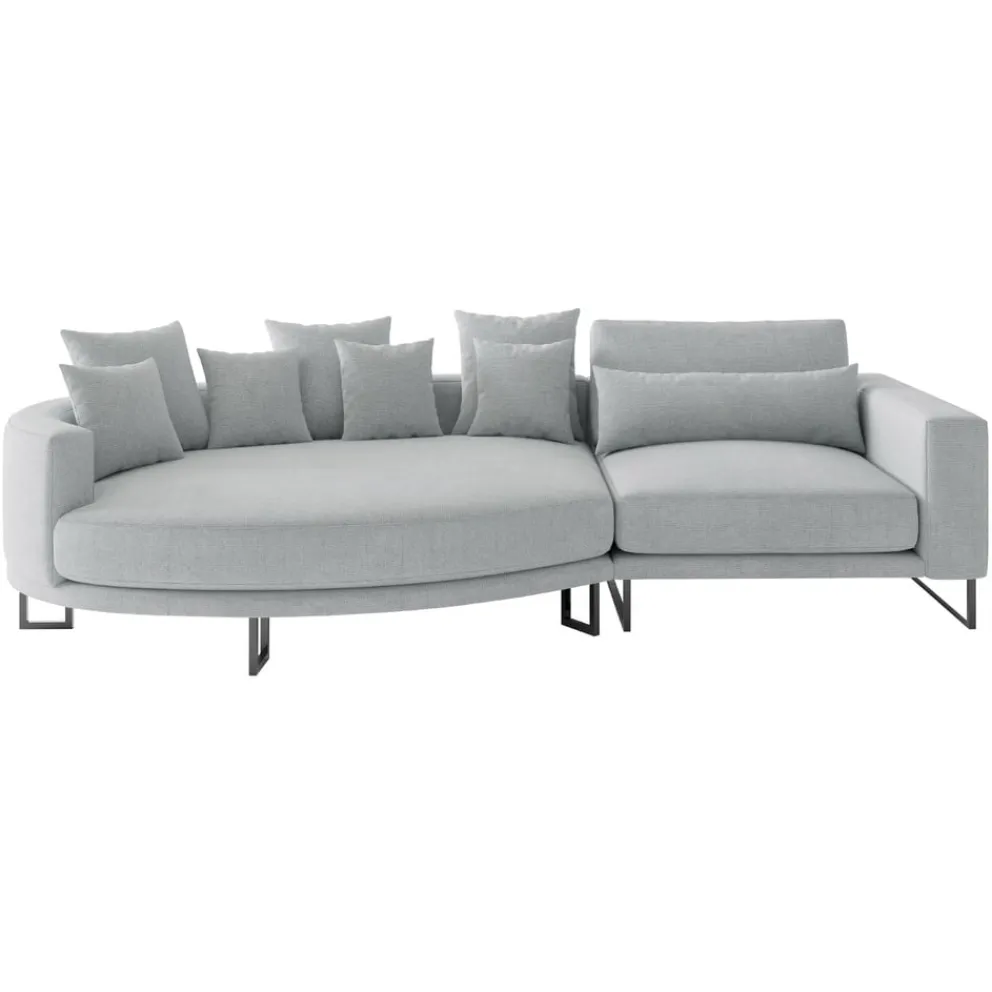 Livetastic Ecksofa Natalia Kat. 0, Alta 16 Basaltgrau Outlet