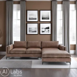 Livetastic Ecksofa Packo Kat. 1, Missouri 03 Lehmbraun Best