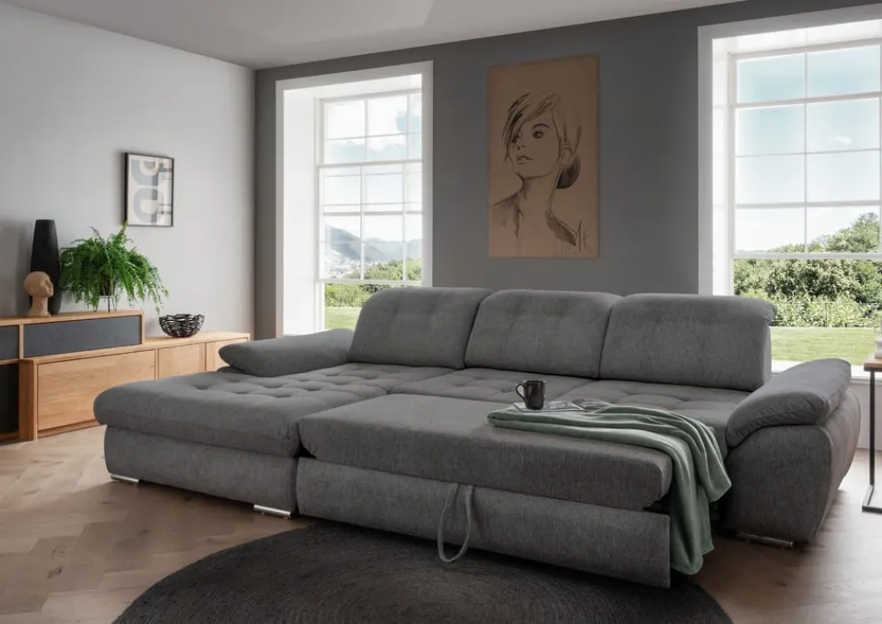 Livetastic Ecksofa Rigatti anthrazit Online