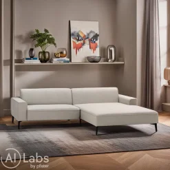 Johann Jakob Ecksofa Riva hellgrau New