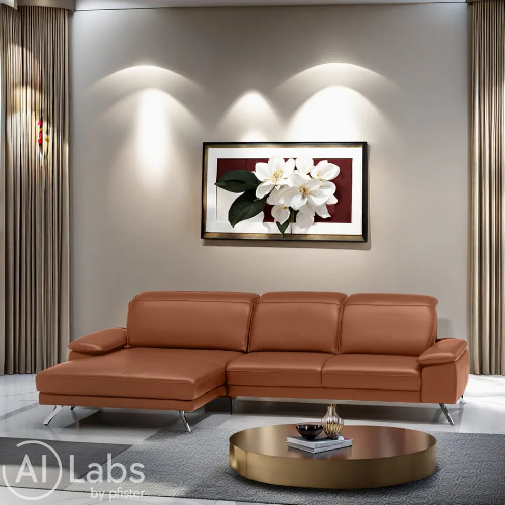 Dieter Knoll Ecksofa Rivello Kat. 160, La Tempra brandy Online