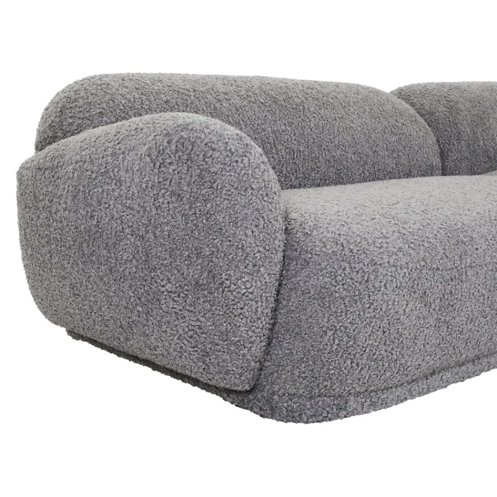 MID.YOU Ecksofa Rocho silbergrau Best