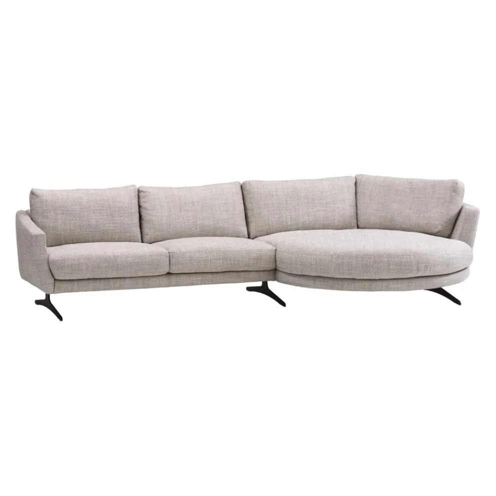 Johann Jakob Ecksofa Rotondo-3092 Kat. SK30, T88/ 23 silver grey Discount