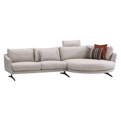 Johann Jakob Ecksofa Rotondo-3092 Kat. SK30, T88/ 23 silver grey Discount