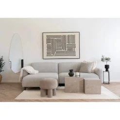Johann Jakob Ecksofa Salvador hellgrau Clearance