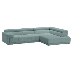 Beldomo Style Ecksofa Spliff-S hellblau Clearance