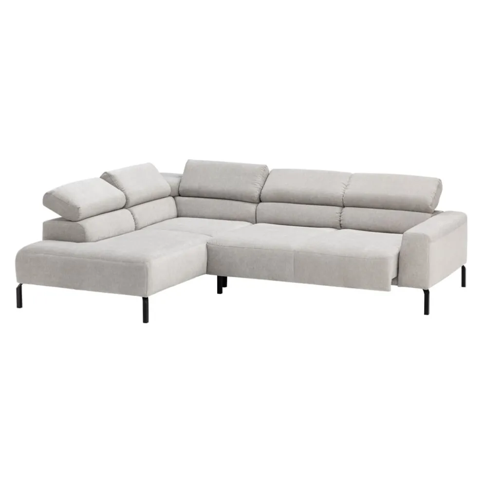 Hom'In Ecksofa Spring hellgrau Best
