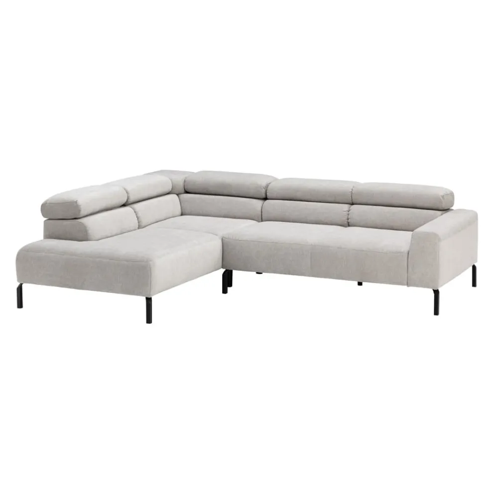 Hom'In Ecksofa Spring hellgrau Best