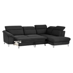 Livetastic Ecksofa Teresa 1S, Boston F002 black Clearance