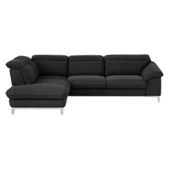Livetastic Ecksofa Teresa 1S, Boston F002 black Outlet