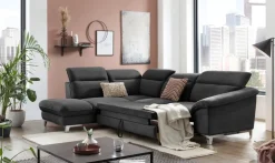 Livetastic Ecksofa Teresa 1S, Boston F002 black Outlet