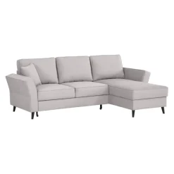 Johann Jakob Ecksofa Terni hellgrau Best