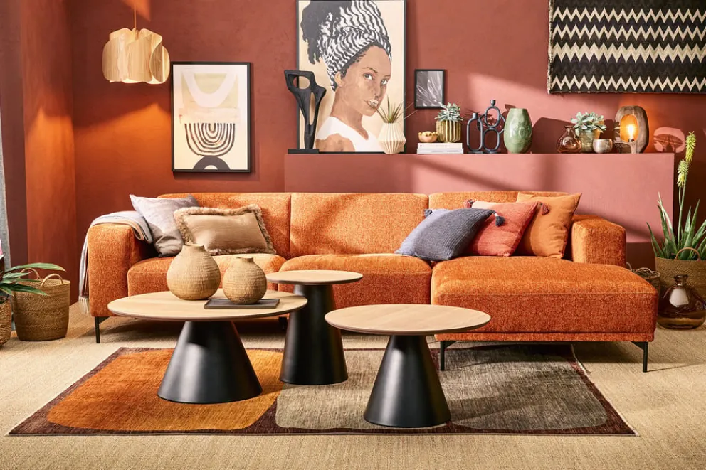 edy&liv Ecksofa Umberto terracotta Outlet
