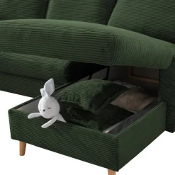 Livetastic Ecksofa Valentina moosgrün Clearance