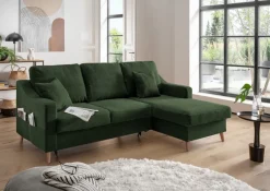 Livetastic Ecksofa Valentina moosgrün Clearance