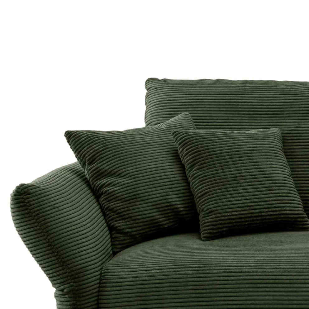 Livetastic Ecksofa Vanilla moosgrün Hot