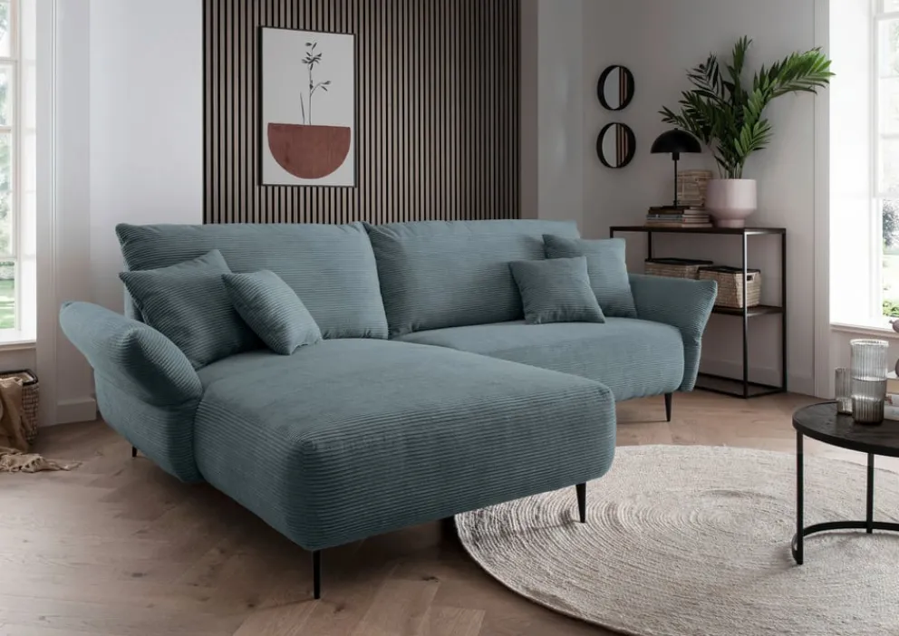 Livetastic Ecksofa Vanilla petrol Sale