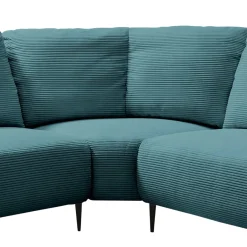 Livetastic Ecksofa Vanilla petrol Outlet
