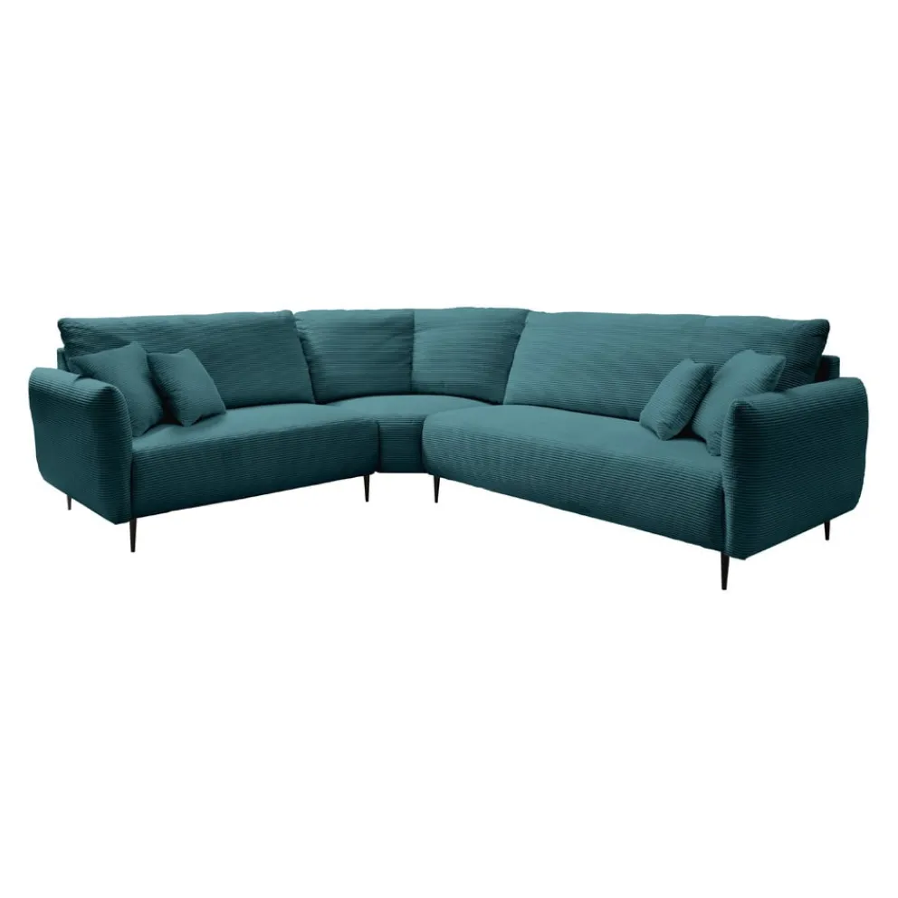 Livetastic Ecksofa Vanilla petrol Outlet