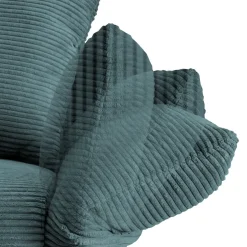 Livetastic Ecksofa Vanilla petrol Outlet