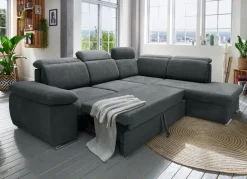 Livetastic Ecksofa Vasto anthrazit New