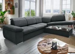 Livetastic Ecksofa Vasto anthrazit New