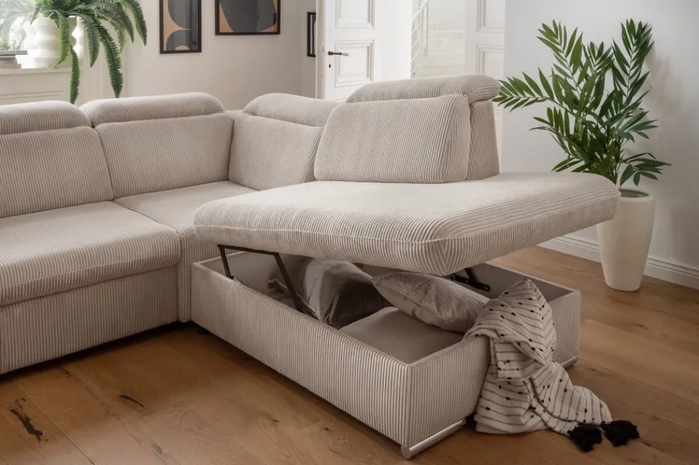 Livetastic Ecksofa Vasto beige Hot