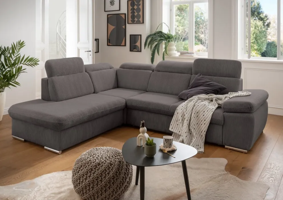 Livetastic Ecksofa Vasto grau Discount