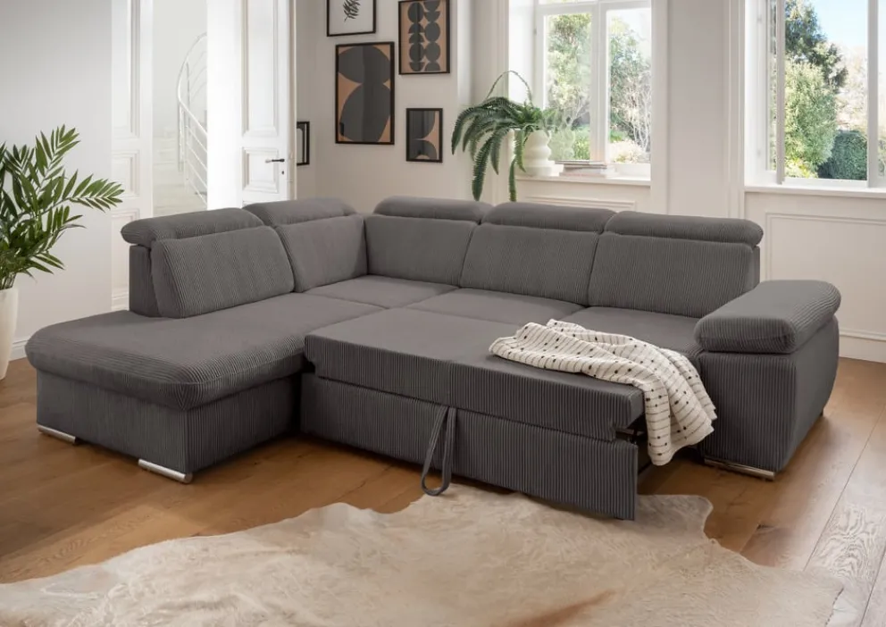 Livetastic Ecksofa Vasto grau Discount
