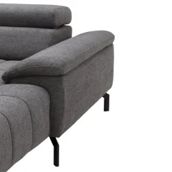 Beldomo Style Ecksofa Vegas-S grau