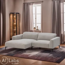 FLEXLUX Ecksofa Voluzzi off-white New