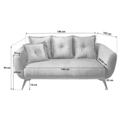 Livetastic Einzelsofa Baggio gelb Clearance