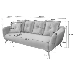 Livetastic Einzelsofa Baggio korallenrot Online