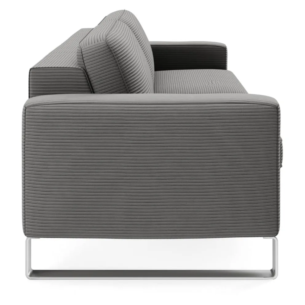 Johann Jakob Einzelsofa Classics Cord dark-grey Discount