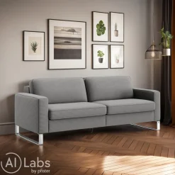 Johann Jakob Einzelsofa Classics Cord dark-grey Discount