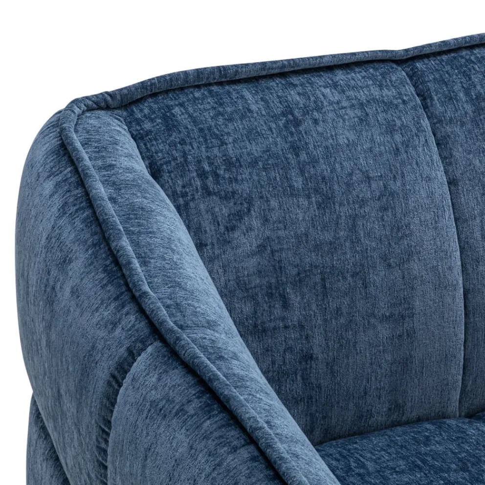 BYYU Einzelsofa Clyde blau New