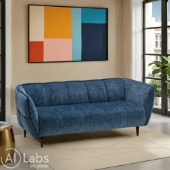 BYYU Einzelsofa Clyde blau New