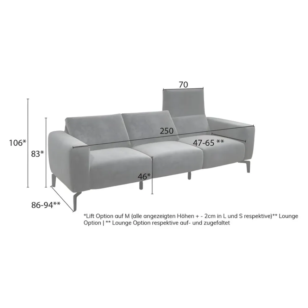 sensoo Einzelsofa Cosy1 dunkelbraun Outlet