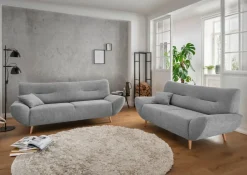 Livetastic Einzelsofa Drago silber New
