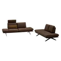Dieter Knoll Einzelsofa Forino braun Outlet