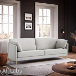 INTERTIME Einzelsofa I-Cielo Carla silbergrau U1200C Outlet