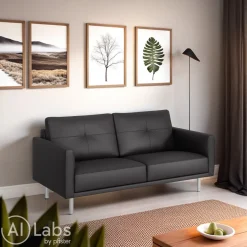 INTERTIME Einzelsofa I-Monia Sierra schwarz L0371A Discount
