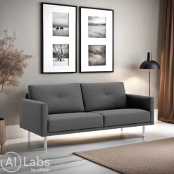 INTERTIME Einzelsofa I-Monia Carla anthrazit U1205C Outlet