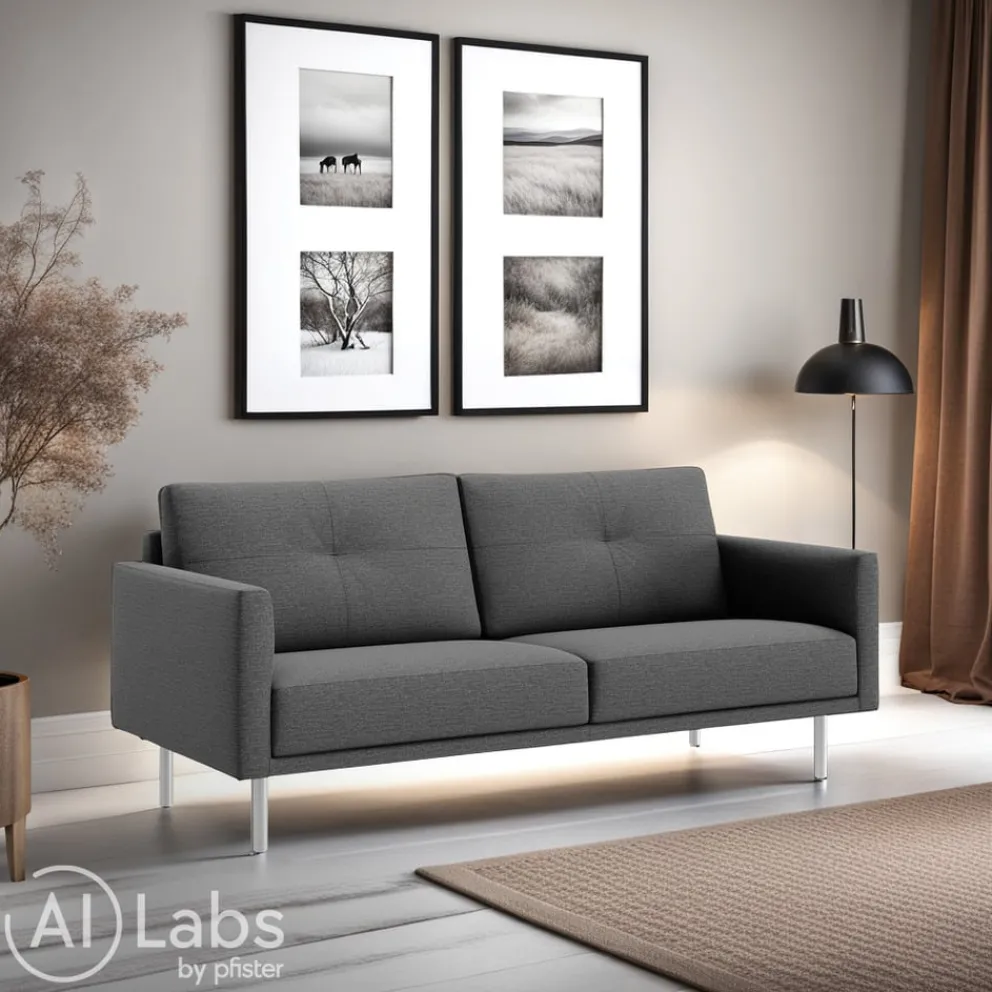 INTERTIME Einzelsofa I-Monia Carla anthrazit U1205C Outlet