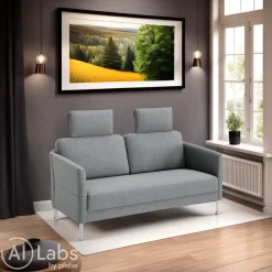 INTERTIME Einzelsofa I-Nimbus Kat. D, Danio hellgrau U3305D Discount