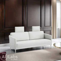 INTERTIME Einzelsofa I-Nimbus Rancho weiss L0701A Hot